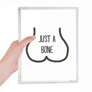 Imagem de Caderno de desenho divertido Just Bone com folhas soltas e diários recarregáveis