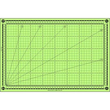 Imagem de Base para Desenho e Corte, em PVC Especial Semi-rígido de 1, 6 mm, 45 x 30 cm PT.45X30 – Trident, Trident, PT.45X30, Frente Cinza/ Verso Verde, 45 x 30 cm