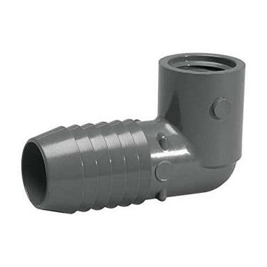 Imagem de Cotovelo de 3,8 cm inserção x FNPT PVC 90 graus