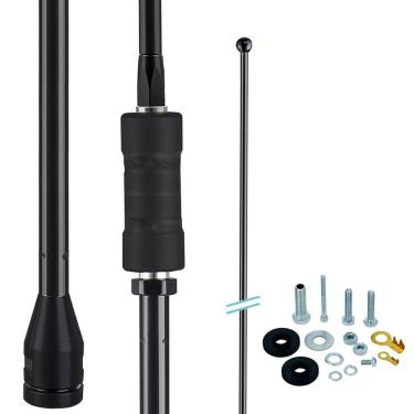 Imagem de Antena Px Base Embutida Bobinada Viuva Negra Black Mini Argentina 200w 1,08m