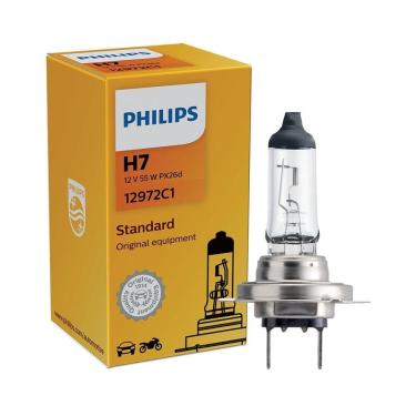 Imagem de Lâmpada Philips Standard 55w 12v H7 Px26d Hiodo Farol