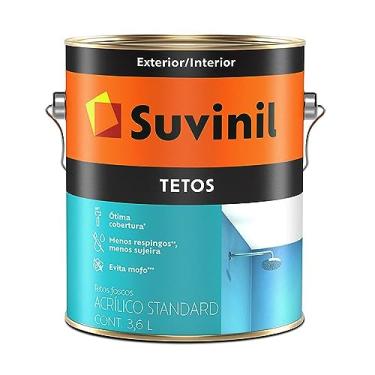 Imagem de Tinta Acrílica Fosca para Teto 3,6 Litros Branco Neve - 51470671 - SUVINIL - Tinta Acrílica Fosca para Teto 3,6 Litros Branco Neve - 51470671 - SUVINIL