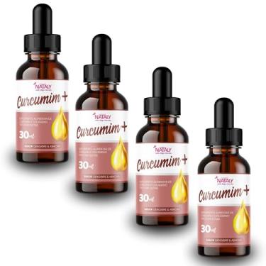 Imagem de 4x Curcumim+ Curcumina e Colágeno Tipo II em Gotas 30ml Nataly