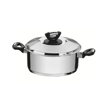 Imagem de Caçarola Rasa Tramontina Solar Baquelite Inox - 24cm