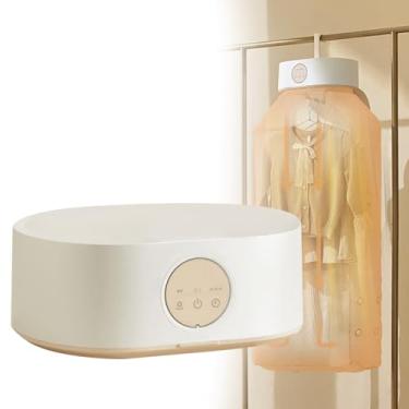 Imagem de Mini Secador De Roupas 600W Para Apartamento, DormitóRio De Viagem, MáQuina De Secar PortáTil Para Roupas Com FunçãO De TemporizaçãO 8H Equipada, Corpo De Aquecimento PTC