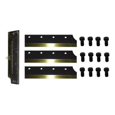 Imagem de Kit Jogo C/ 3 Faca + 12 Parafusos + Contra Faca Ensiladeira Nogueira - En12/6600 -