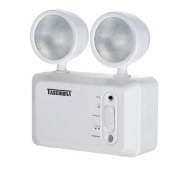Imagem de Bloco Autônomo Led De Emergência 2 Faróis Taschibra Bivolt