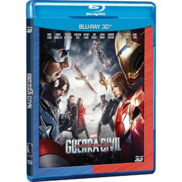 Imagem de Capitão América Guerra Civil - (Blu-Ray 3D) Marvel - Marvelbrasil