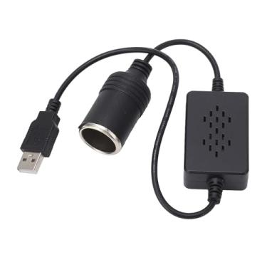 Imagem de Soquete adaptador para isqueiro de cigarro, 12V para carro, adaptador para isqueiro de carro, cabo de alimentação para Dash Cam GPS, tiras de luz LED para carro, eletrônicos automotivos(USB)