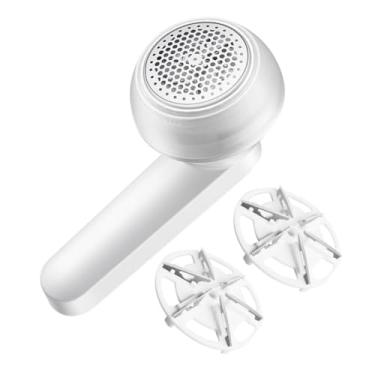 Imagem de FOMIYES 1 Conjunto Removedor De Fiapos Barbeador De Fiapos Removedor De Comprimidos Para Roupas Barbeador De Móveis Barbeador De Pano Navalhas Plástico Branco Usb Artefato De Depilação