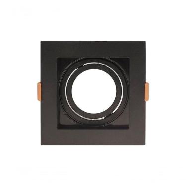 Imagem de Spot Recuado De Embutir Quadrado Móvel Par30 Preto Taschibra