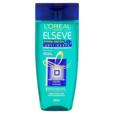 Imagem de Shampoo Elseve L'oréal Hydra Detox 48H Anti-Caspa Com 200ml - Loreal