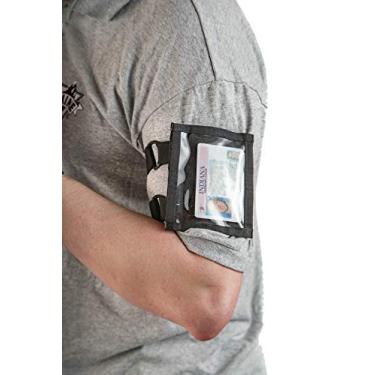 Imagem de Raine Tactical Gear – Braçadeira – Equipamento tático – Manga de pulso – Porta-cartão de identificação militar – Bolsa de braço militar – Porta-crachá de braço