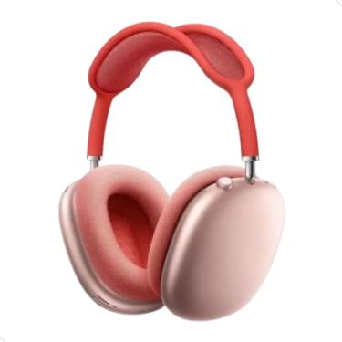 Imagem de Fone De Ouvido Headphone Bluetooth Com Microfone P9 Cancelamento de Ruído Sem Fio Original Mundo Compras (Vermelho)