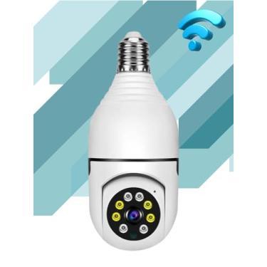 Imagem de Vigilância Avançada: Câmera de Segurança IP WiFi Estilo Lâmpada com Rotação 360° e Visão Noturna Infravermelha à Prova d’Água (1)