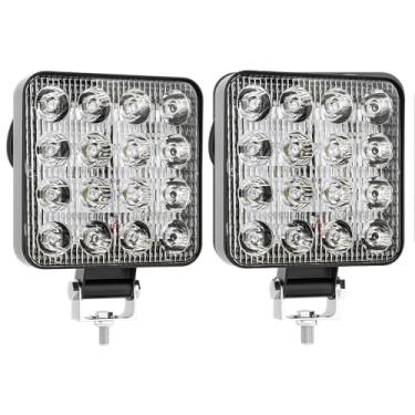 Imagem de Luz de trabalho LED barra de luz off-road de 10 cm para carro, barco, quadriciclo, UTV, RV, carrinho de golfe, cortador de grama