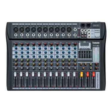 Imagem de Console mixagem tomate tyt-012 c/ fantasma e bluetooth