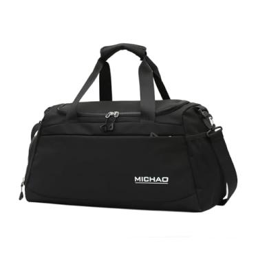 Imagem de TOKSHOP Mala de Mão Bolsa Transversal Esportiva para Academia Viagem 31 Litros (Preto)