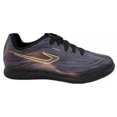 Imagem de Chuteira Topper Slick V Fsal, Preto/Chumbo/Amarelo, 42