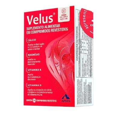 Imagem de Velus Suplemento Alimentar Magnésio Com C/30 Comprimidos