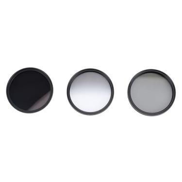 Imagem de Conjunto de Filtros ND8 CPL GND, Kit de Filtro de Câmera 3 Em 1 Filtro de Densidade Neutra Filtro Polarizador Circular Filtro ND Graduado Filtros de Vidro óptico de Liga de (67mm)