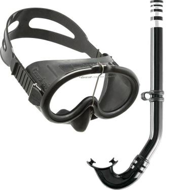 Imagem de Kit de Mergulho Máscara+Respirador Cressi Pinocchio + Gringo-Unissex