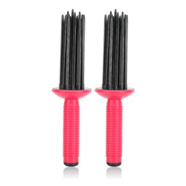 Imagem de Modelador de Cabelo Antiderrapante, Cachos Macios Com Varinha de Ondulação e Escova de Cabelo Redonda, Ferramentas de Penteado para Ondulação de Cabelo Perfeita