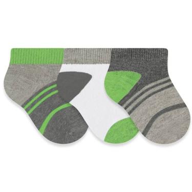 Imagem de Kit 3 Pares Meia Bebê Menino Recém Nascido Menino