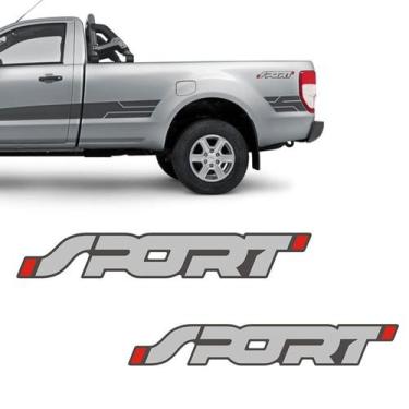Imagem de Adesivos Sport Ranger 2013 2014 2015 2016 Emblema Vermelho - SPORTINOX