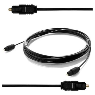 Imagem de Cabo Óptico Para Áudio Digital 3m Preto Xtrad Xt-2083