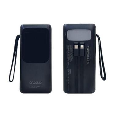 Imagem de Carregador Portatil PowerBank 30000 MaH Anatel Original Agold 22.5W Tu