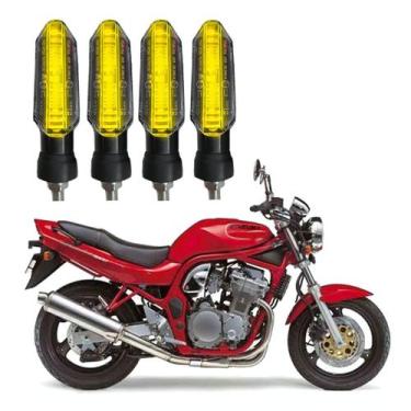 Imagem de Kit Seta para Moto Bandit 600 Pisca Led Universal P53 12V Esportivo 20