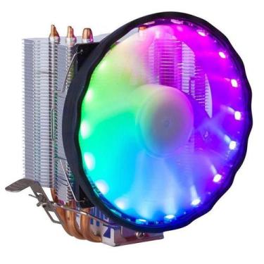 Imagem de Cooler Para Processador Intel/Amd Plus 120Mm Pwm Com Led - DEX