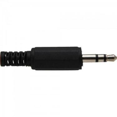 Imagem de Plug P2 Estéreo Com Protetor de Cabo PGPD0003 Preto Storm - PCT / 50