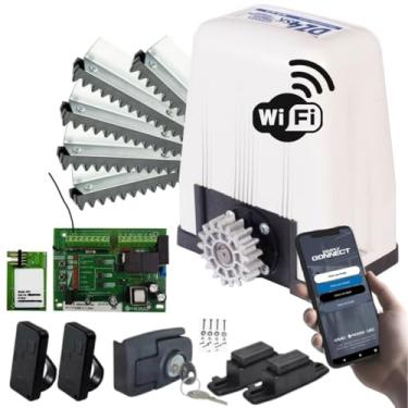 Imagem de Motor Portão Rossi Dz4 Turbo Wifi 800kg + 4,5m cremalheiras