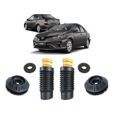 Imagem de Kit Coxim Batente Amortecedor Dianteiro Etios 2012 A 2019 - Qualykits