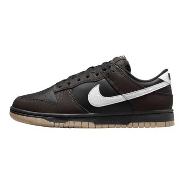 Imagem de Nike Tênis feminino Dunk Low Preto/Summit Branco-Veludo Marrom HF9984-001 37