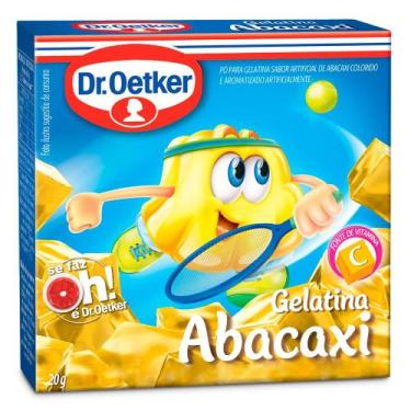 Imagem de Gelatina em Pó Dr. Oetker Sabor Abacaxi 20g - DR.Oetker