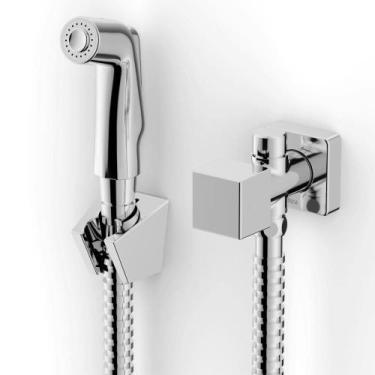 Imagem de Ducha Higiênica com Derivação Singles One Square Cromado Roca - ROCA M