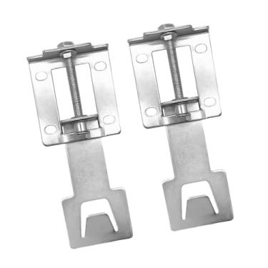 Imagem de Generic 2x Gancho de elevação para exaustor de cozinha Placa de suspensão 2,5 mm de espessura Suporte de fixação de parede resistente para uso comercial