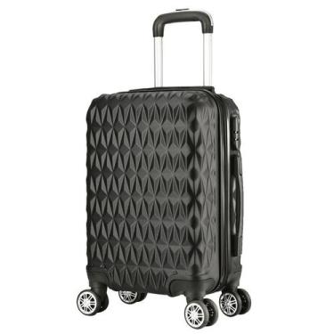 Imagem de Mala De Viagem Pequena Bordo Eagle Em Abs Giratória 360º, Preto
