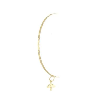 Imagem de Pulseira Piastrine Espírito Santo 16 Cm Redutor 14 cm Ouro 18k - JOIE 