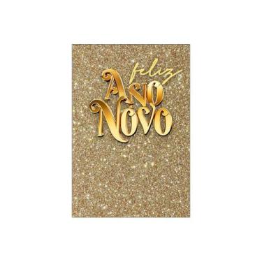 Imagem de Painel De Festa Vertical 1,50 x 2,20 -  Ano Novo Tons Bronze e Dourado