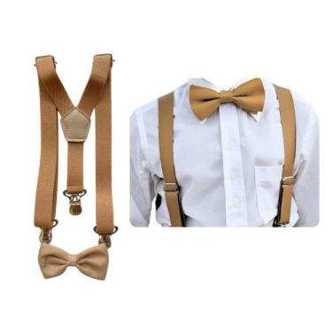 Imagem de Kit Suspensório E Gravata Borboleta Juvenil Criança 10 a 16 Anos - MCO