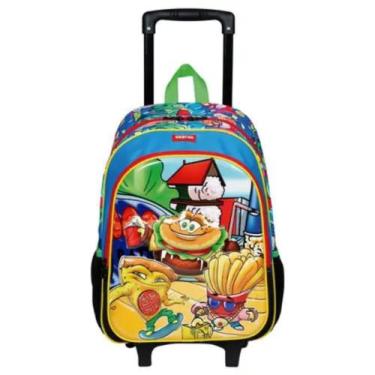Imagem de Mochila Grande Com Rodinha Escolar Infantil Fun Lanche - Sestini