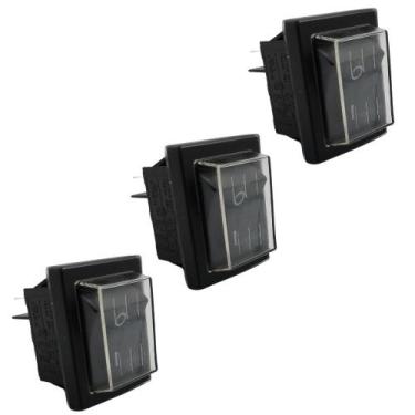 Imagem de Kit 3un Interruptor Chave Compatível com TRAMONTINA MASTER 1200W 1500P