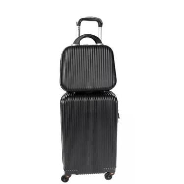 Imagem de Mala De Bordo 10Kg + Frasqueira Viagem Rodinhas 360 Abs - Bracklion