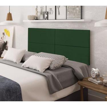 Imagem de Cabeceira Estofada Para Cama De Casal 004 Dobrável Produzida Em MDF/MD