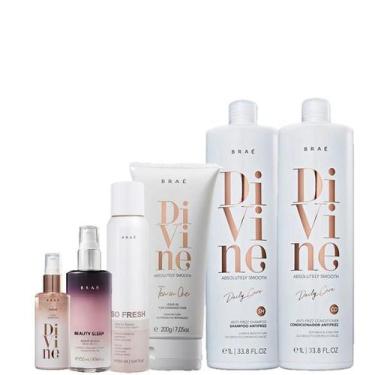 Imagem de Brae Divine Duo 1L Leave-in 200g Serum 60ml Beauty Sleep 100ml e So Fr