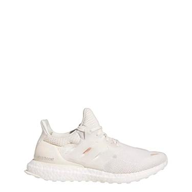 Imagem de adidas Tênis unissex Ultraboost 5.0 DNA de corrida esportivo estilo de vida – corrida, atlético e tênis, Branco giz/branco giz/metal prateado, 39 BR